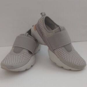 Sorel Women's Grey Kinetic Impact Strap Sneaker Size 9.5